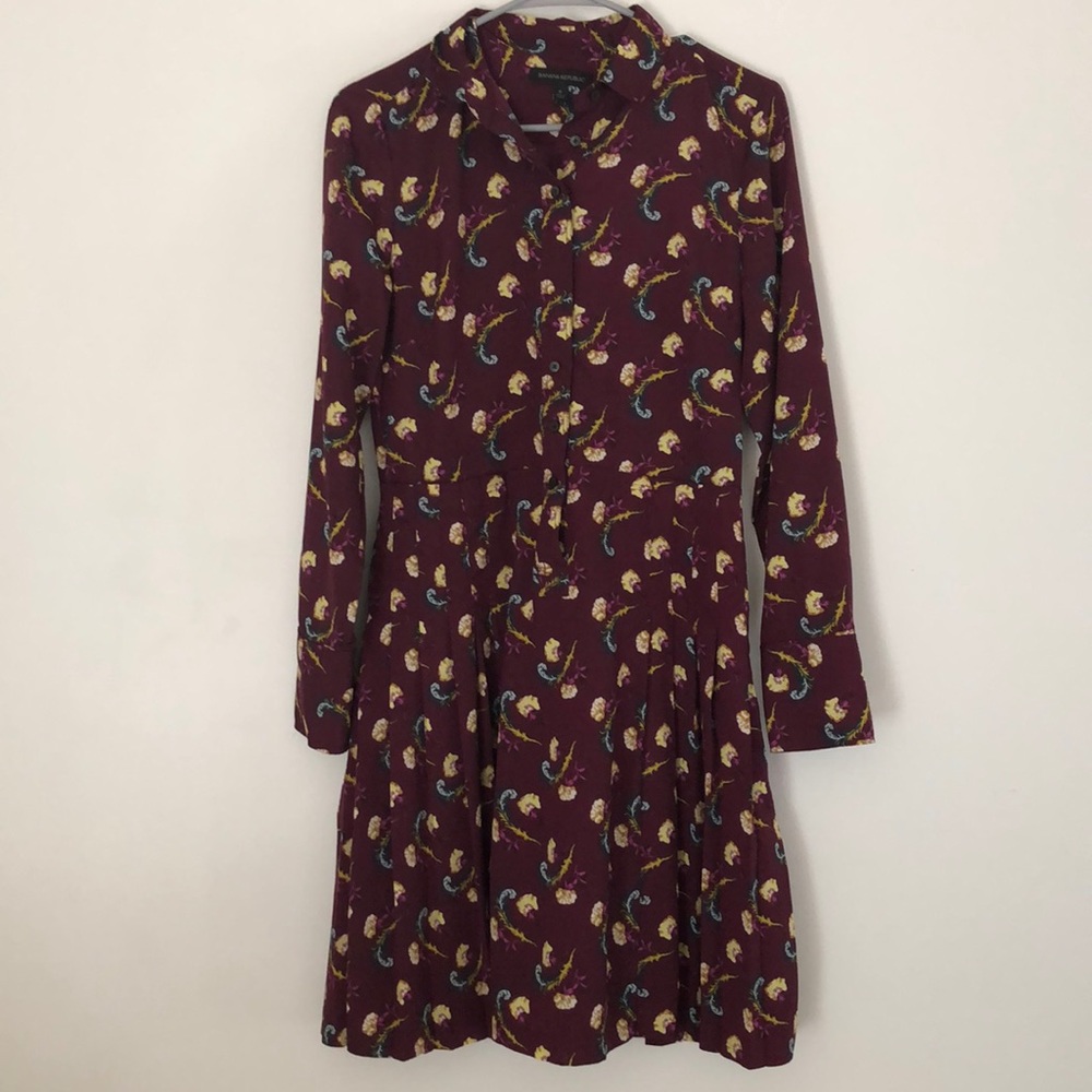Banana Republic Pleated Dress